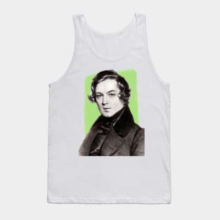 German Composer Robert Schumann illustration Tank Top